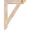 Ekena Millwork Traditional Slat Smooth Bracket w/ Offset Brace, Douglas Fir, 5 1/2"W x 22"D x 30"H BKT0604X22X30TRA06SDF - alternate 4